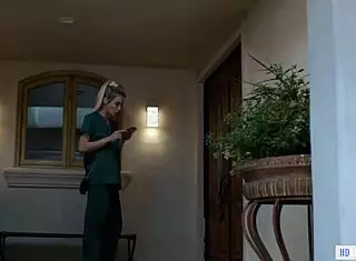 Nurse aiden ashley licks kenzie anne's pussy in hospital