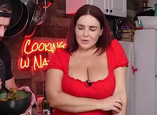 im always horny in the kitchen with big tits