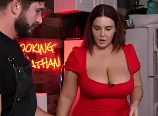 im always horny in the kitchen with big tits
