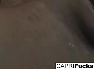 capri plays with wet pussy