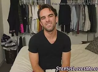 Hot stepteen 18+ bounces in pov video