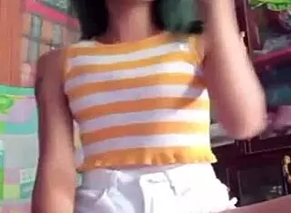 Sexy Asian cameltoe hawt performer Bigo!