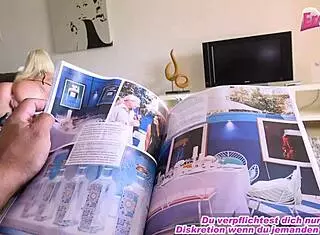 A fit german teen seduces her friend into anal sex at home