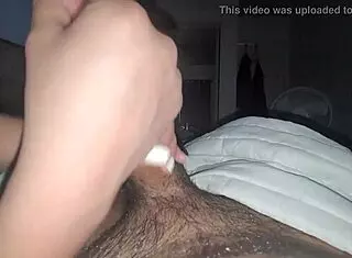 Watch Me Stroke This Monster Cock With My Hand