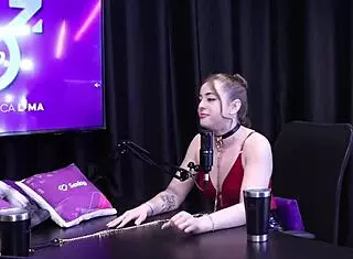 does she do golden shower in bdsm? evelyn zain in sheer red