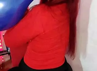 My trainer fucks me roughly with a dildo while talking dirty