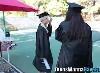 At the party, amateur teen lesbian eats pussy in hd