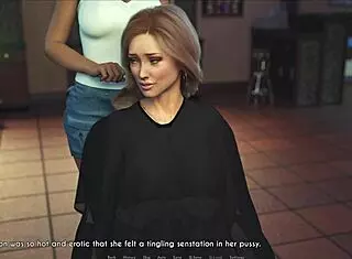 A Wife And Stepmother Play Game Together Intensely