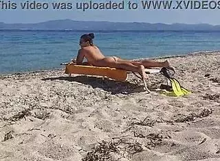 Look at this drone catching us flashing on a nudist beach!