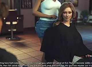 A Wife And Stepmother Play Game Together Intensely