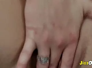 Small-tits redhead amateur couple have fun with jizzorama 😏