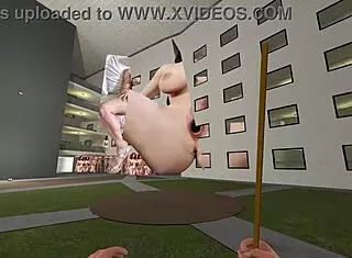 Giant Futanari Milf Aunty in Bizarre Hotel Game!