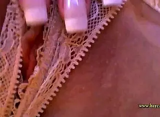 big tits babe teases with dildo on webcam, fucking hard