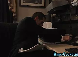 just watched a cuckolding babe get a facial from monster cock