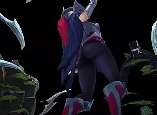 irelia's sexy huge ass is thicc, he said