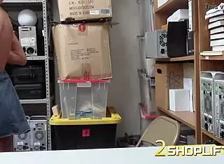 emma hix caught by horny officer taking his cock