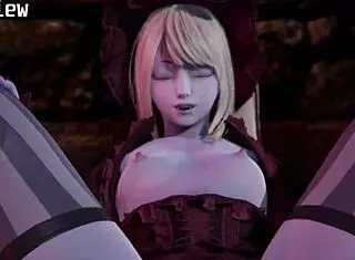 overlord shalltear offers blowjob in 3d hentai