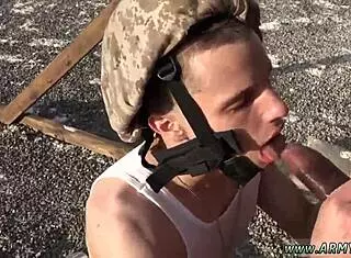 Feeling aroused during military nude physical with army boys in underwear leading to gay sex