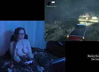 naked alan wake play through part 7, loving these big natural tits! 😍