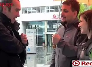 Pretty European Student Poses For Handsome Guy