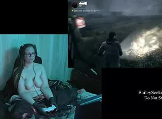 naked alan wake play through part 7, loving these big natural tits! 😍