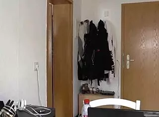 Intense Passion as I Fuck Girl in Latex, Cum on Her Ass and Cool Tits