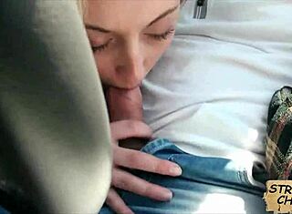 Tschechische Schlampe Katy Rose hart gefickt im Auto bei heimlichem Abholen