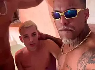 Straights in motel while girlfriends arrive, twink says about big cock train