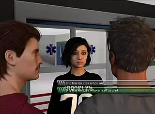 Brunette Takes Leap of Faith