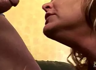 dirty blonde milf face fucked and creampied 😈