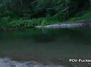 Meeting and fucking a stranger in nature