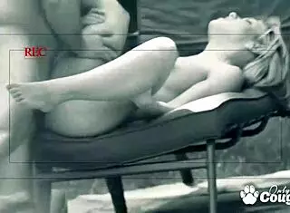 Aubrey Adams Enjoys Outdoor Activities in the Backyard with a Watcher