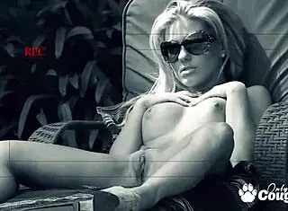 Aubrey Adams Enjoys Outdoor Activities in the Backyard with a Watcher