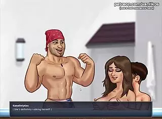 horny milf stepmom gets big ass fucked by pool cleaner