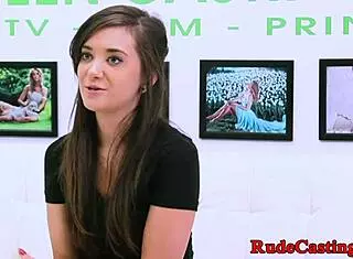 Bound teen 18+ hardfucked in casting