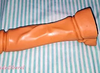 Milf Goes Wild with Super Dildo Solo