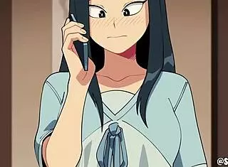 In this anime, Ochako gets her pussy licked and assfucked by monster cock