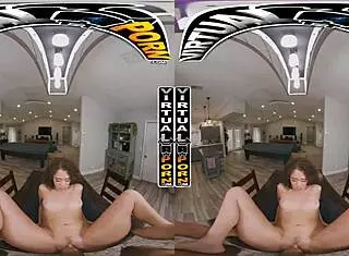 Willow Ryder's pussy serves as the ultimate meal in virtual reality porn