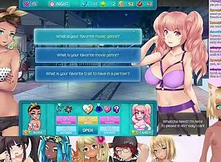 Vtuber Lewdneko Plays Huniepop 2 Double Date Part 6