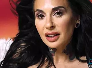 Busty Milf Joanna Angel Shows Luscious Body with Tattoos