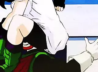 Imagine Videl in Dragon Ball Z giving blowjob to monster after horny fight?