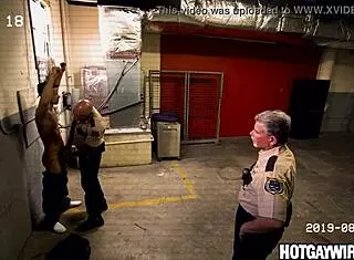 Inmates Caught Screwing Hard in Gay Office POV