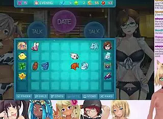 Vtuber Lewdneko Plays Huniepop 2 Double Date Part 6