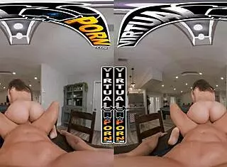 Willow Ryder's pussy serves as the ultimate meal in virtual reality porn