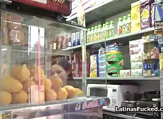 From store to getting hammered on casting camera in hardcore latina pickup