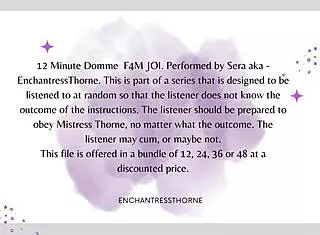 Domme Gives Detailed Jerk Off Instructions Leading To Orgasm