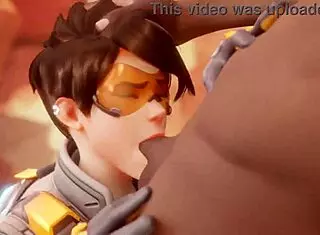 I, Tracer, am sucking cock to pay bet. Oops!