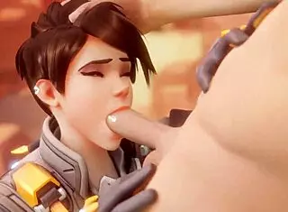 I, Tracer, am sucking cock to pay bet. Oops!