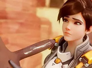 I, Tracer, am sucking cock to pay bet. Oops!