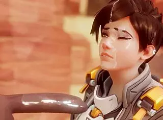 I, Tracer, am sucking cock to pay bet. Oops!